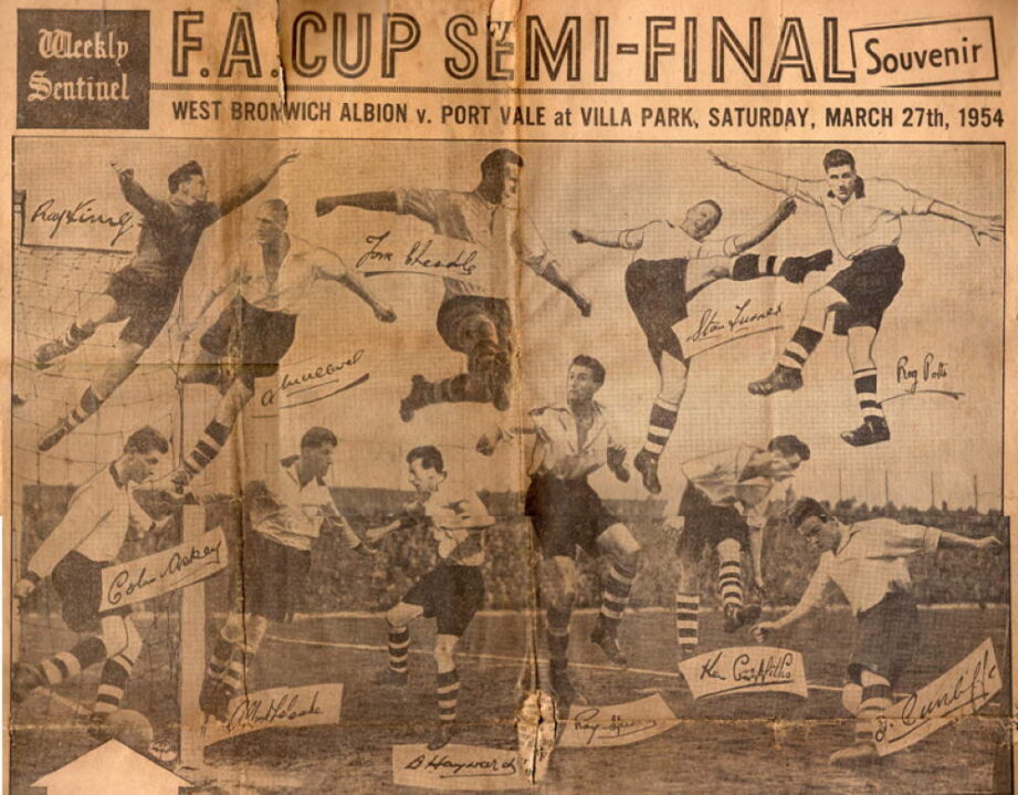 The Sentinel newspaper 1954 semi-final special