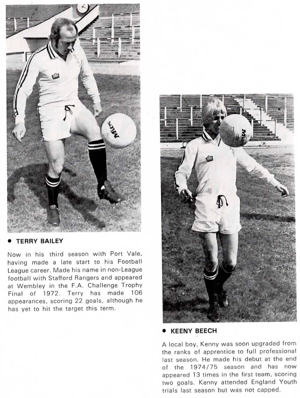 Terry Bailey and Kenny Beech