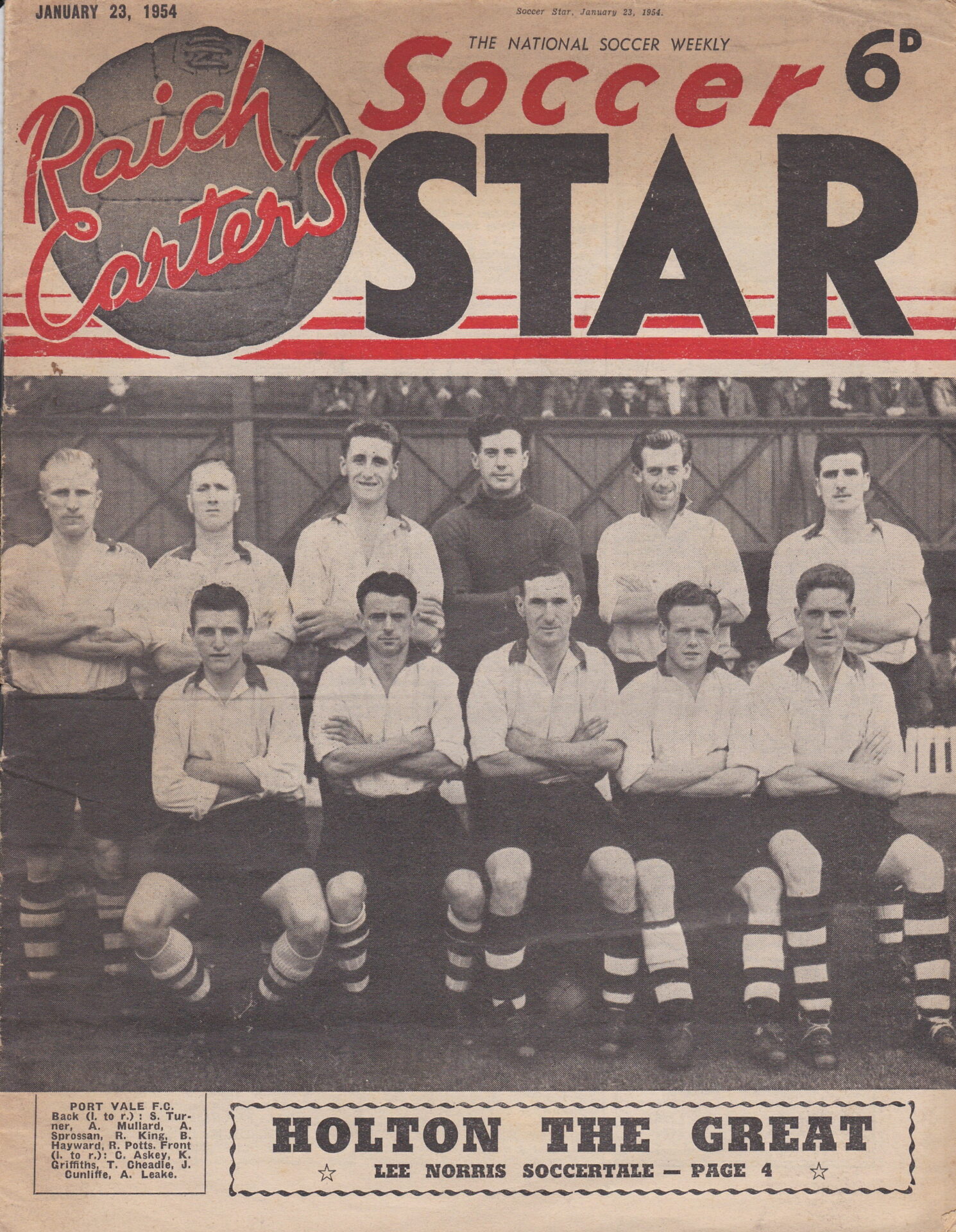 Port Vale 1954 team