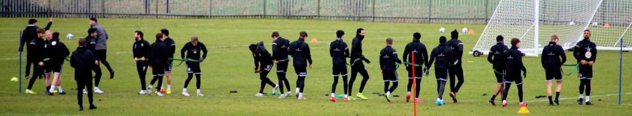 Port Vale players in training 2021