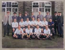 Colourised version of Port Vale 1929 team line-up