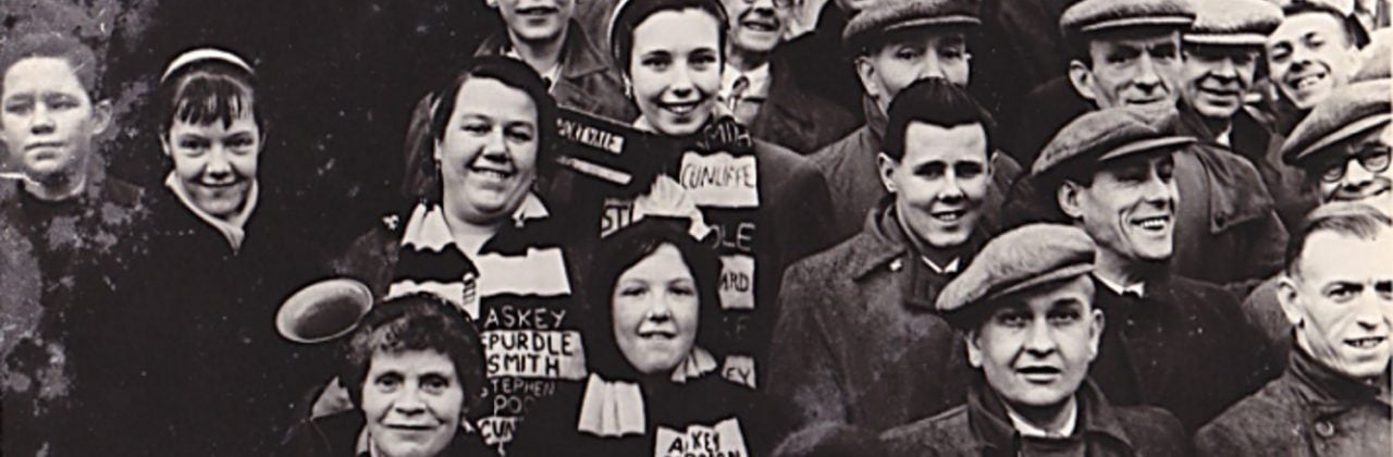 Vintage image of Port Vale fans