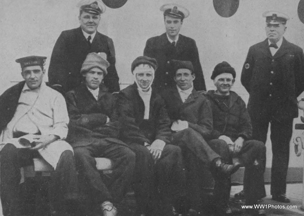 "Wounded From The Battle Of Jutland Aboard A Hospital Ship" by www.WW1photos.com is licensed under CC BY 2.0