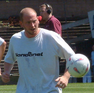 Port Vale striker Steve Brooker