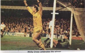 Port Vale's Nicky Cross scores against Derby County, FA Cup 1900