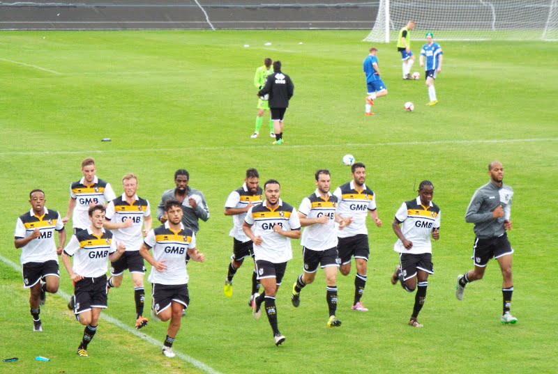 A much changed Port Vale squad train - Newcastle Town 0-4 Port Vale, 2016