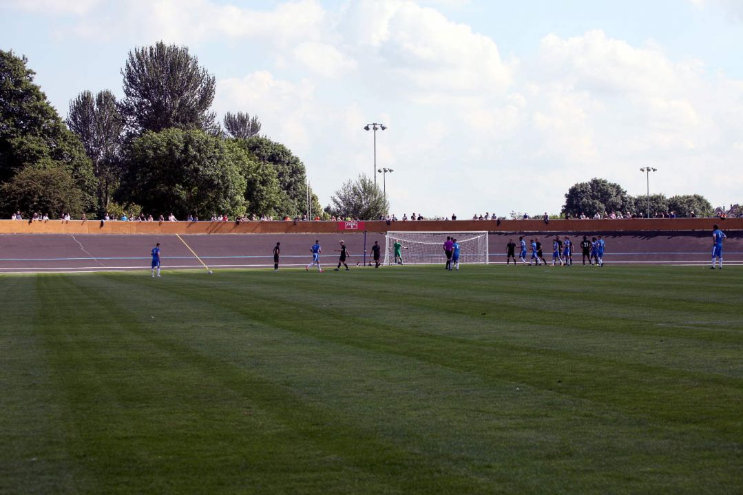 A general view of the game - Newcastle Town v Port Vale friendly, 2021 - AS Photos
