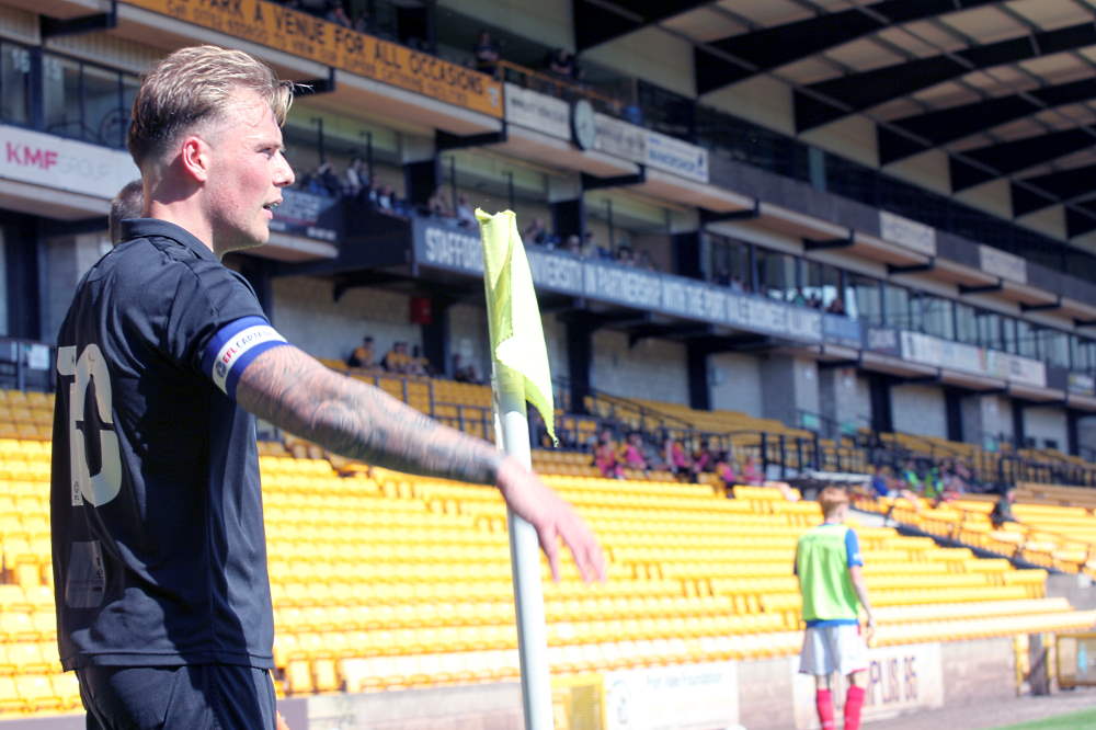 Tom Conlon takes a corner - Port Vale 0-2 Nottm Forest, friendly 2021