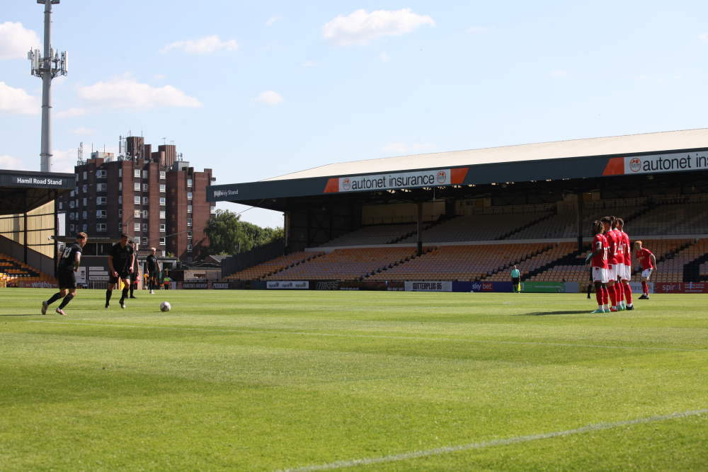 A Vale free-kick - Port Vale 0-2 Nottm Forest, friendly 2021