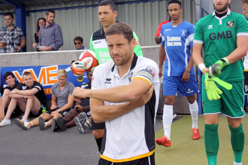 Captain Michael Brown - Newcastle Town 0-3 Port Vale, 2015 - AS Photos