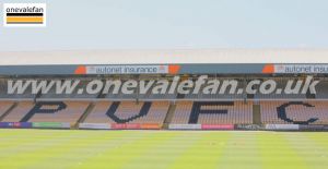 A general view of Port Vale FC's Vale Park stadium in 2021