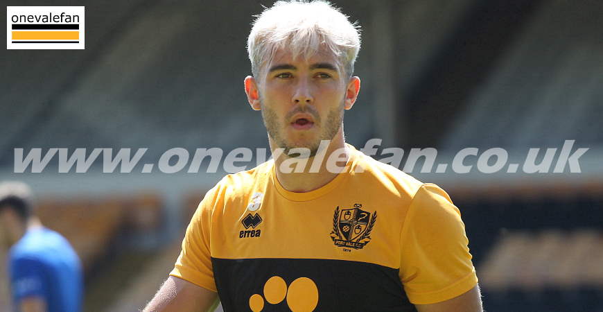 Port Vale defender Dan Jones