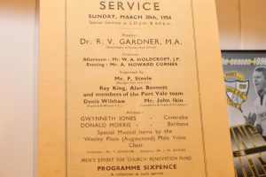 Vale Vaults Exhibition - memorial service programme Vale Vaults Exhibition - memorial service programme