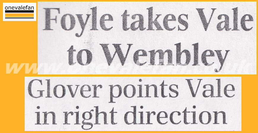 Port Vale press clippings – how the national press viewed the 1993 play-offs against Stockport County
