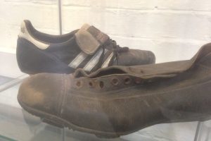 Vale Vaults Exhibition - the boots of Peter Swan and Stan Turner Vale Vaults Exhibition - the boots of Peter Swan and Stan Turner