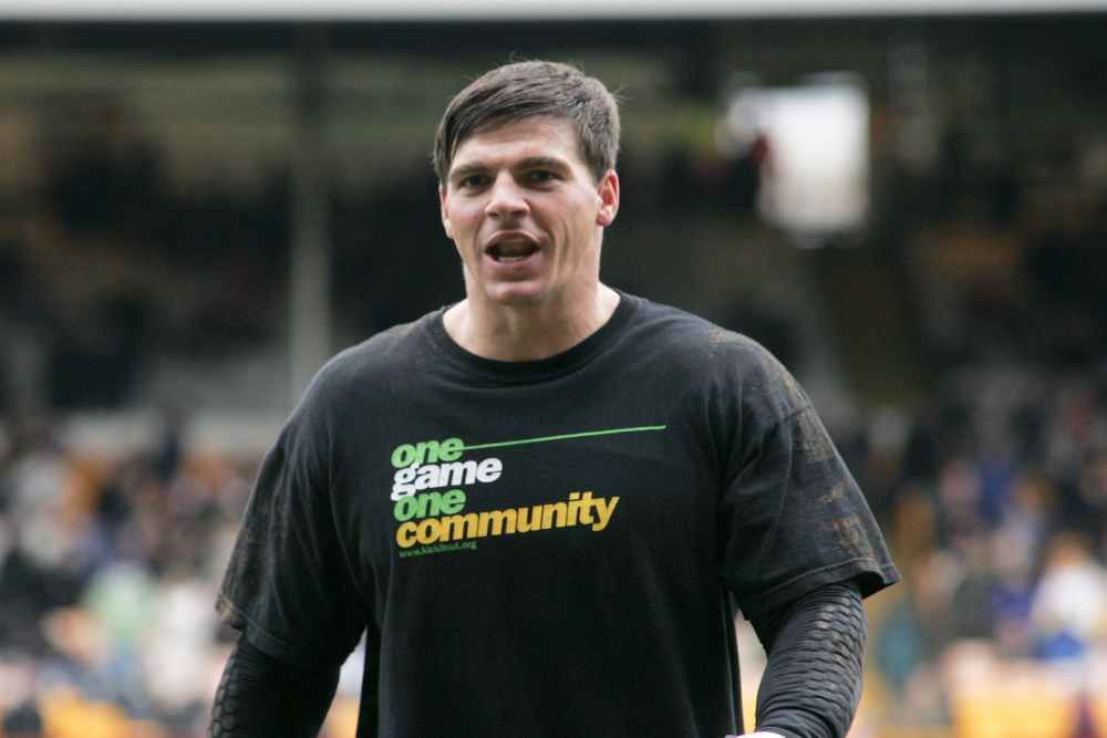 Port Vale goalkeeper Stuart Tomlinson