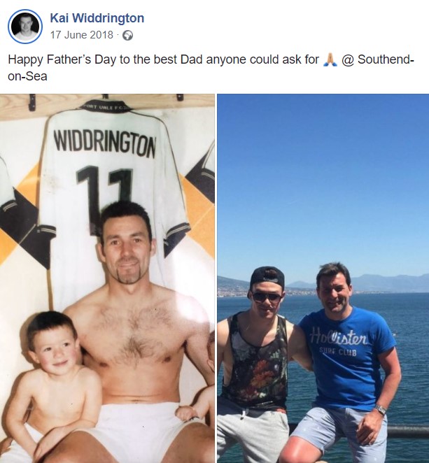 Kai Widdrington social media post