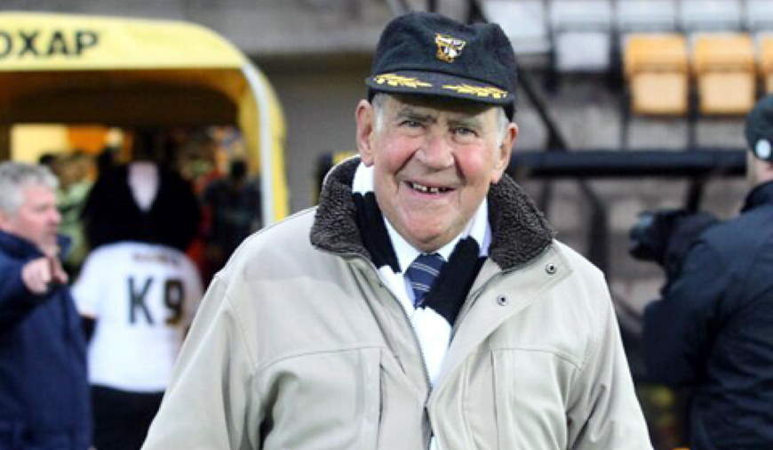 Saturday’s matchball sponsorship – in memory of lifelong Valiant Gerry Fielding
