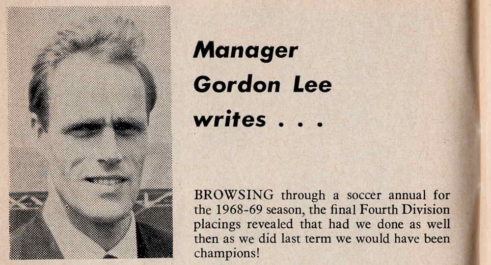 Former Port Vale manager Gordon Lee passes away
