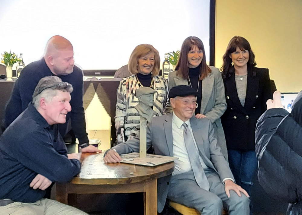 John Rudge statue event 2022