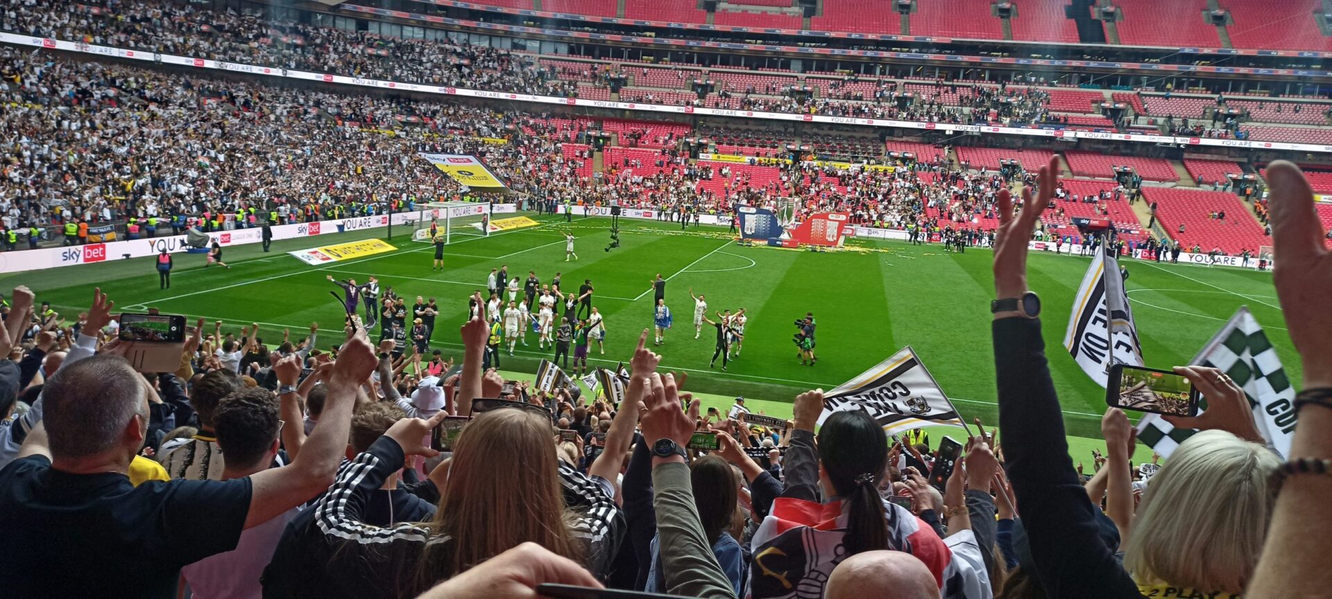 League Two play-off final at Wembley 2022 - Port Vale 3-0 Mansfield Town