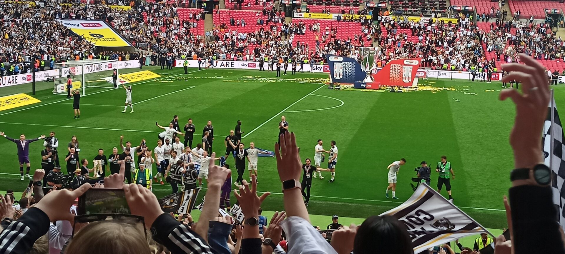 League Two play-off final at Wembley 2022 - Port Vale 3-0 Mansfield Town