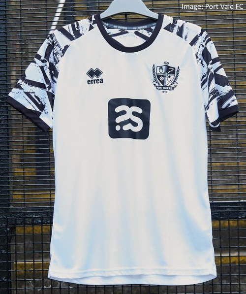 The 2022 Port Vale home kit design
