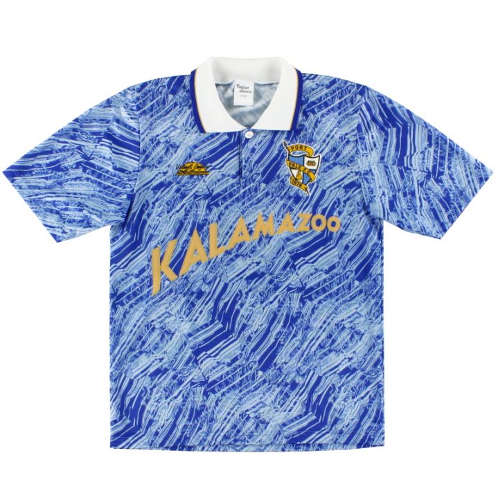 1991 Port Vale away kit - Kalamazoo sponsors