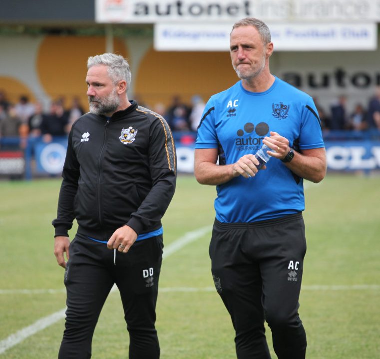 Kidsgrove Athletic 3-0 Port Vale; coaches David Dunn and Andy Crosby