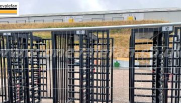 Railway stand turnstiles - Vale Park stadium 2022