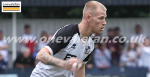 Sam Robinson in action for Port Vale