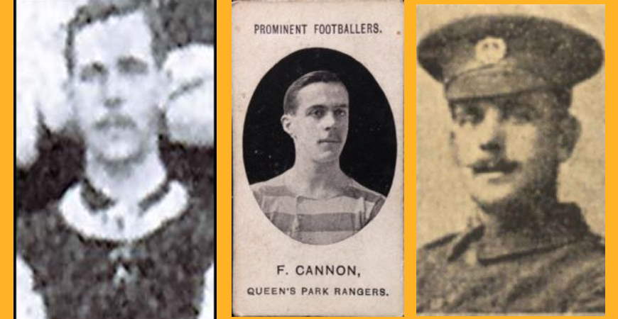 Lest we forget – Frank Cannon, a Port Vale player sadly killed during WW1