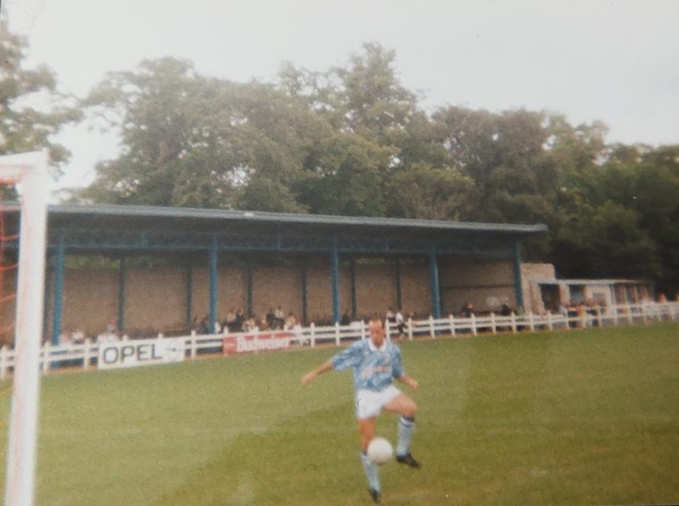 Port Vale defender Simon Mills photographed in 1991