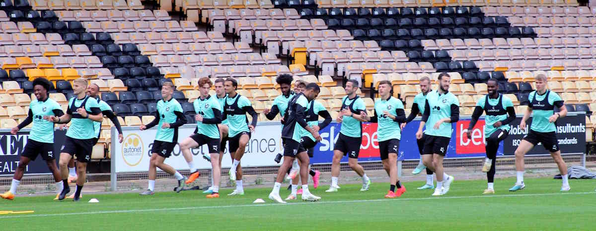 Port Vale players training 2023