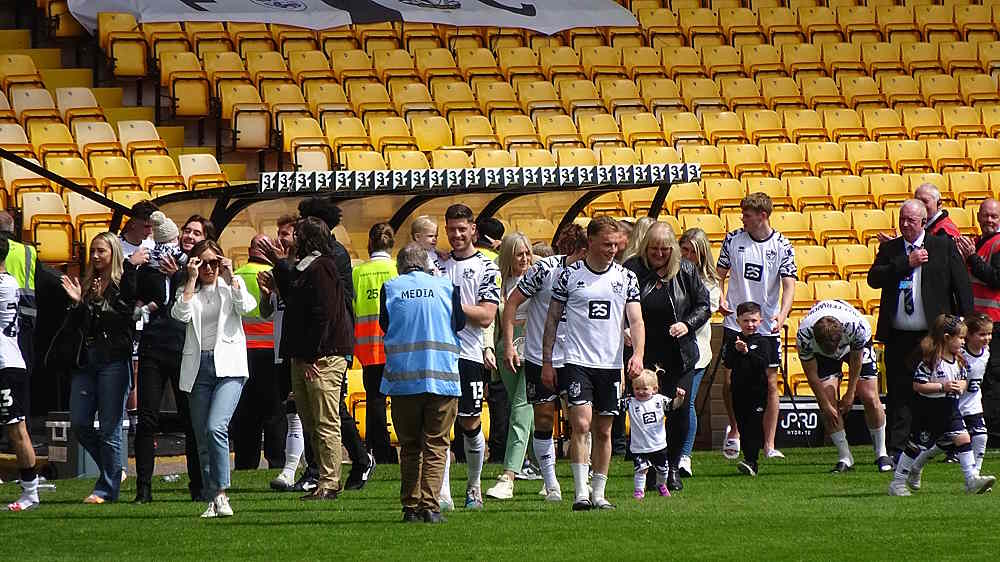 Port Vale 1-3 Plymouth Argyle - Vale Park - final game of the season - May 2023