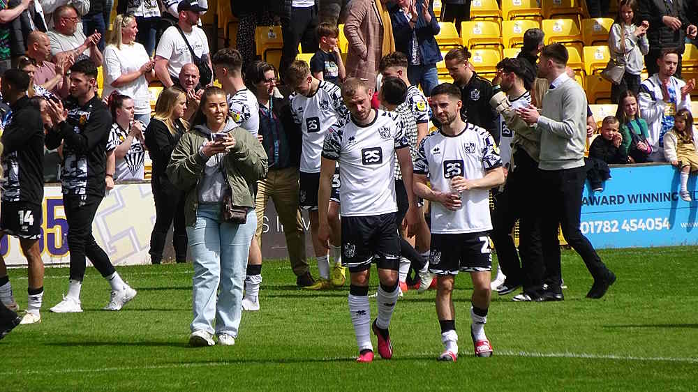 Port Vale 1-3 Plymouth Argyle - Vale Park - final game of the season - May 2023