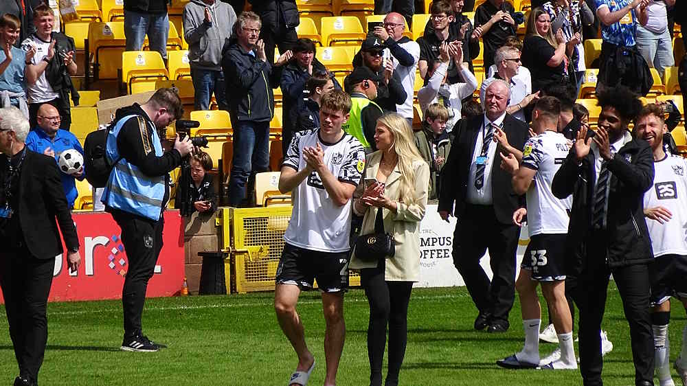 Port Vale 1-3 Plymouth Argyle - Vale Park - final game of the season - May 2023
