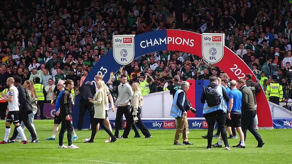 Port Vale 1-3 Plymouth Argyle - Vale Park - final game of the season - May 2023