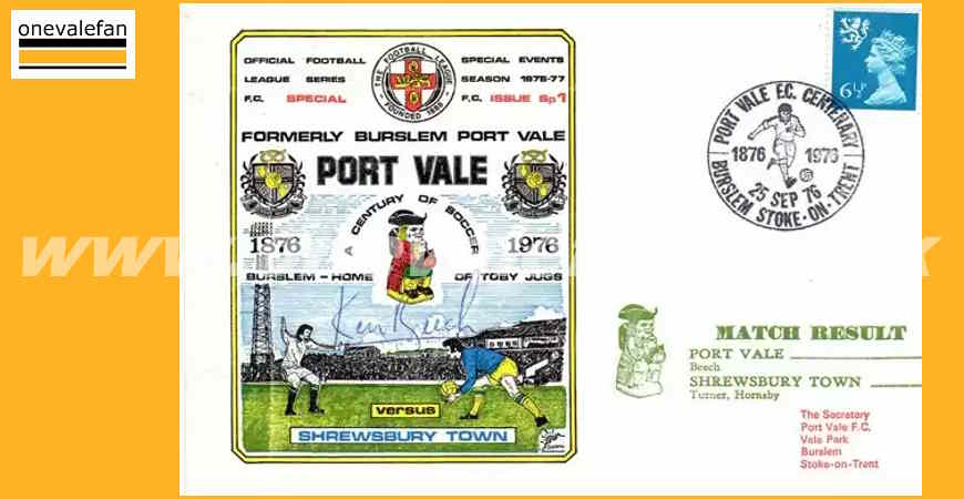 Photo Essay: two Port Vale related first-day covers