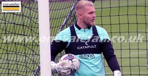 Port Vale goalkeeper Connor Ripley