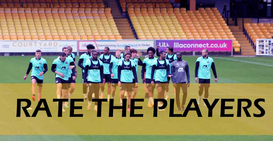 Shrewsbury Town 2-1 Port Vale – rate the Valiants players