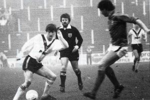 Port Vale player Kevin Young in action against Lincoln City Port Vale player Kevin Young in action against Lincoln City
