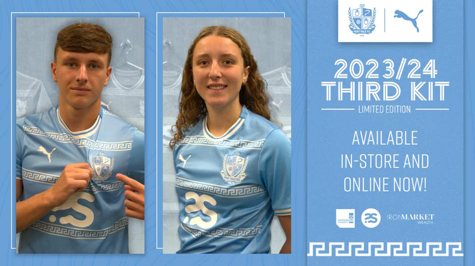 Port Vale launch limited run of 1,876 third kits