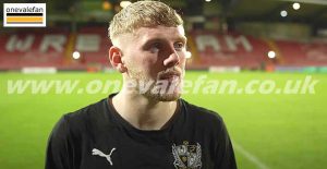 Port Vale striker Josh Thomas