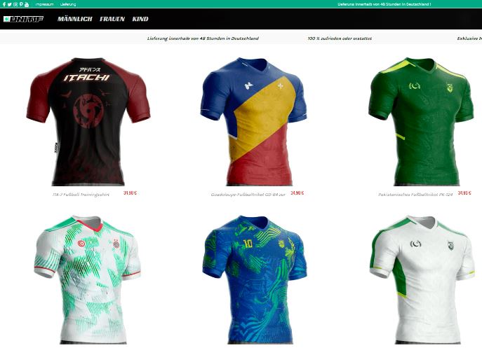 The best football Jerseys at the best price