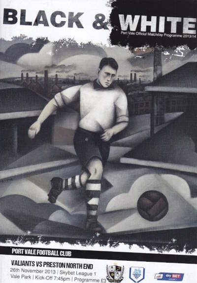 Port Vale v Preston programme 2013-14 season