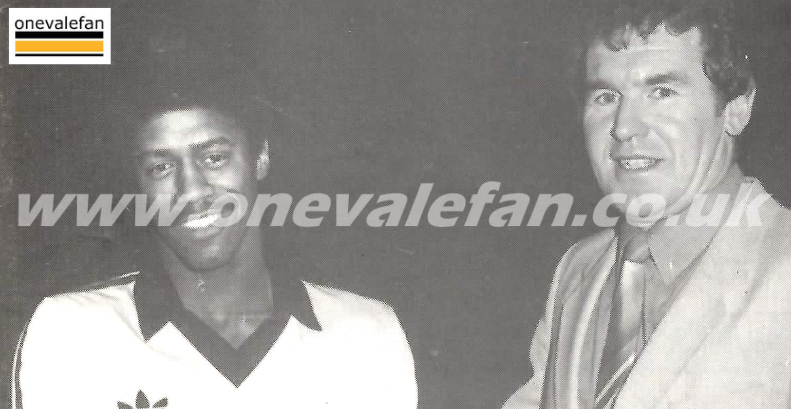 Photo Essay: Port Vale’s Mark Chamberlain receives an award in 1982