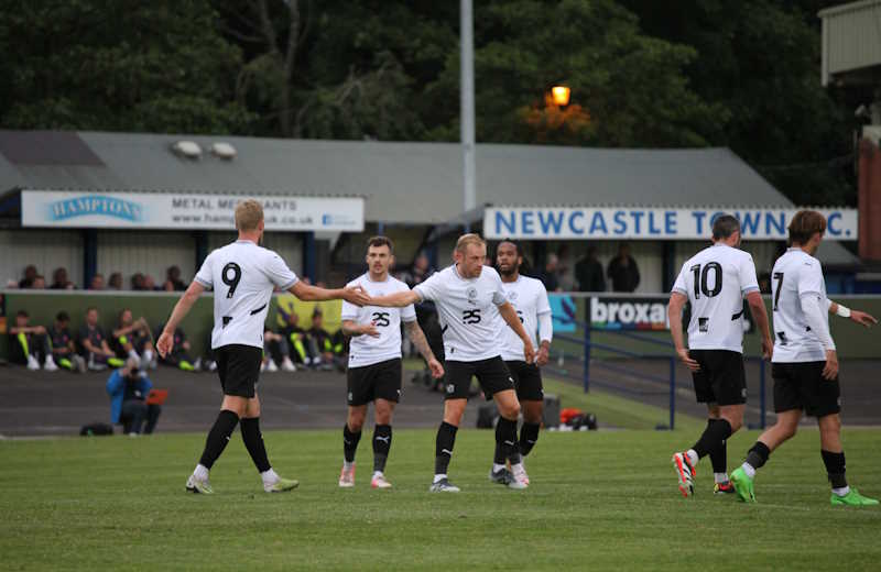 Match action - Newcastle Town 1-3 Port Vale