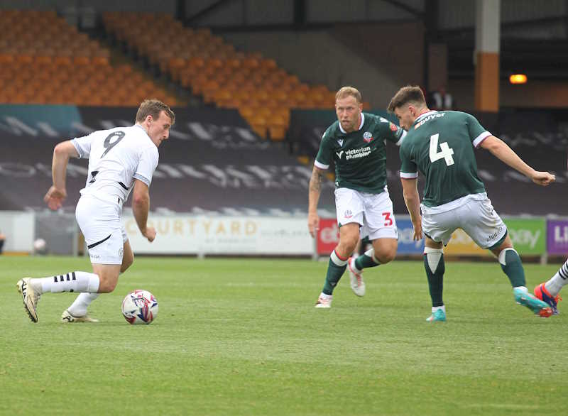 Ruari Paton in action for Port Vale