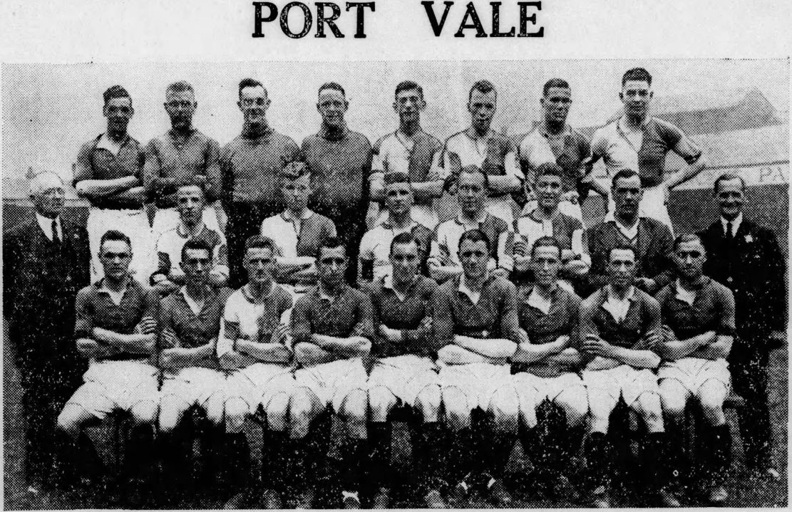 The Port Vale side for the 1932-33 season